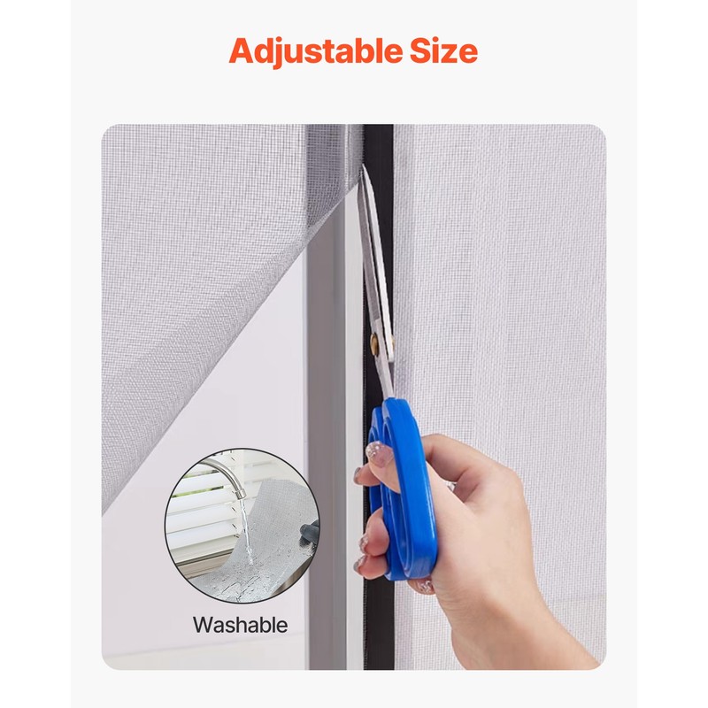Window Screen Replacement 100 ft × 48 in Window Screen Mesh DIY Adjustable gallery