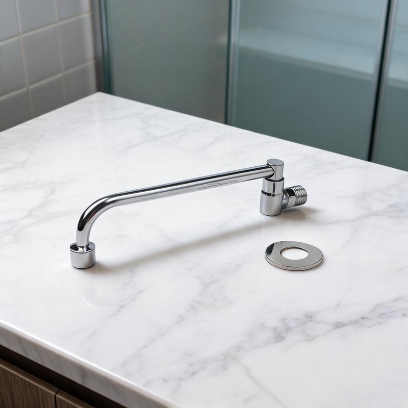 Single Cold Wall Mounted Tap with Swinging Spout for Home and Commercial Use gallery