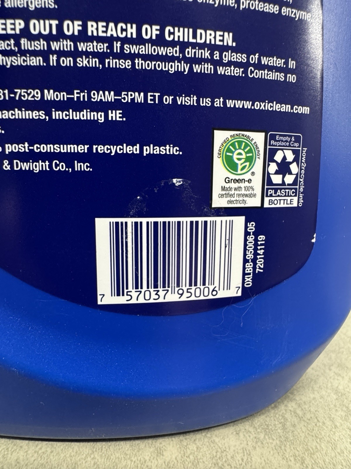 OxiClean Liquid Laundry Detergent Sparkling Fresh 100.5oz 67 Loads HE gallery