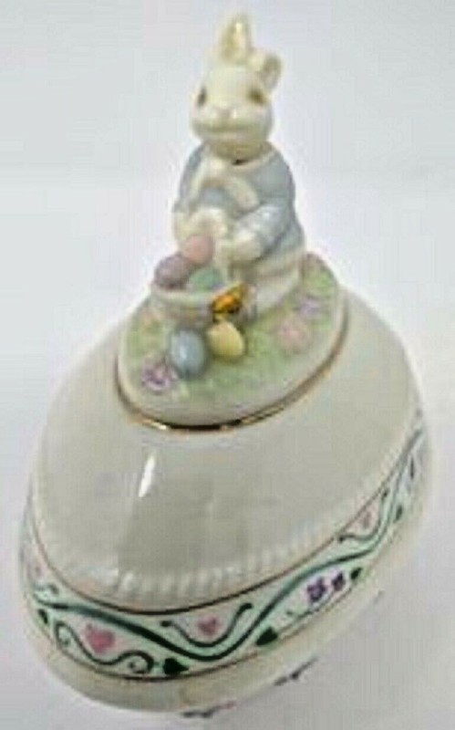 Lenox Collections The Spring Bunny Easter Egg Easter 2002 Limited Edition gallery
