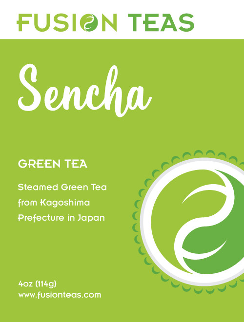 Sencha Green Tea - Organic Japanese Loose Leaf - Fusion Teas gallery