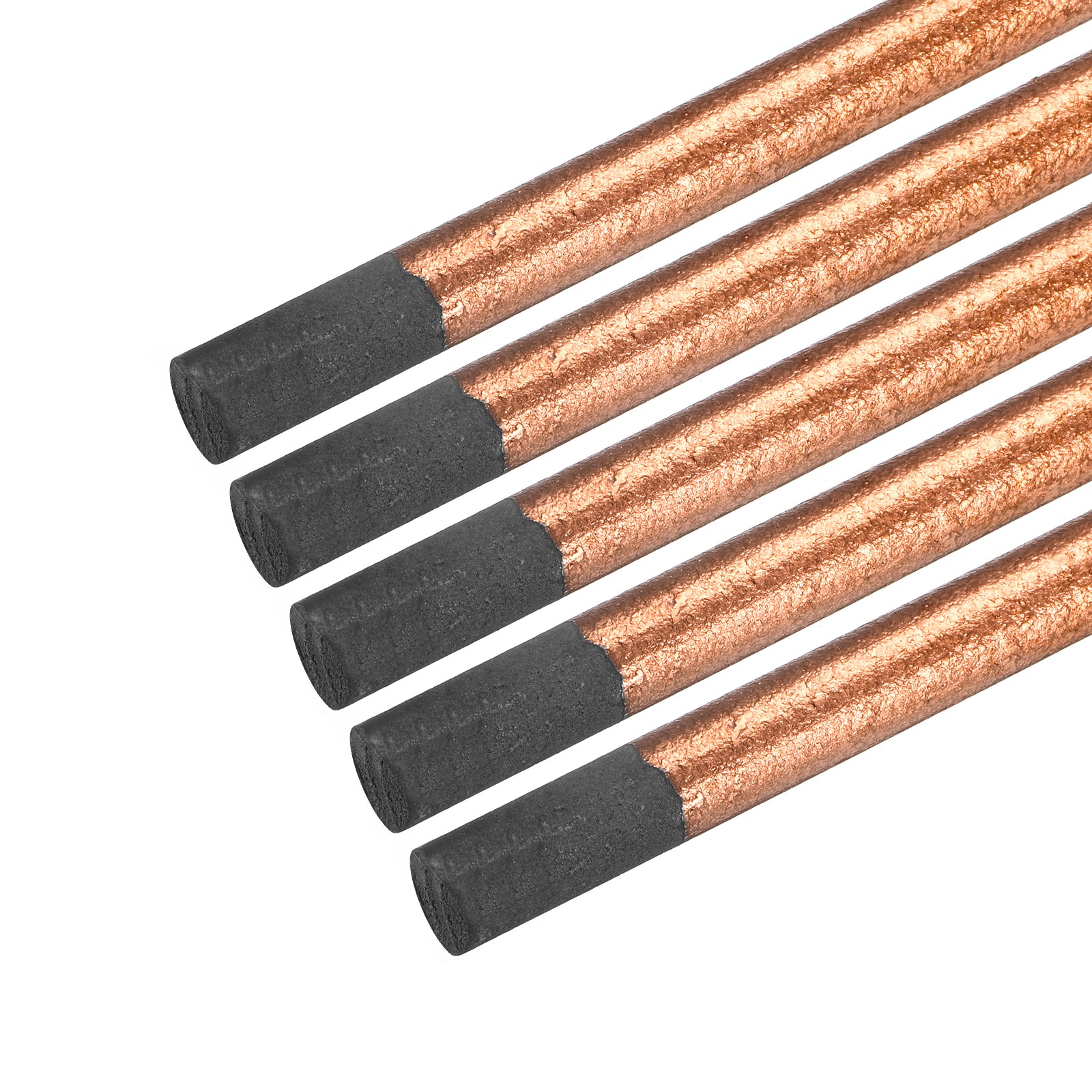 Copper Coated Gouging Carbon Electrode Rods, 10mm/0.4 Inch, 355mm/14-inch, 5pcs gallery