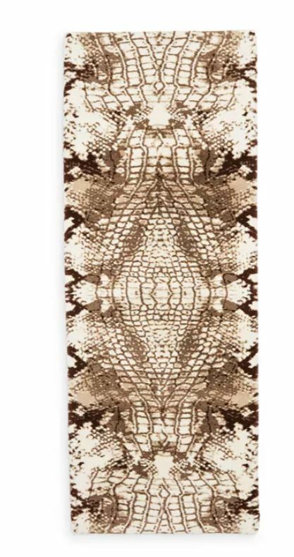 Abyss Pitha Bath Rug Color: Brown Multi 23"L x 63"W Made in Portugal ~NWT gallery