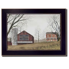 “Mail Pouch Barn” 14×10″ Printed Wall Art Ready To Hang Framed Poster 2 lbs