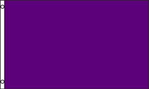 3X5 Purple Flag Solid Plain Purple Premium Banner Grommets Polyester FAST SHIP gallery