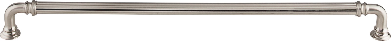 Top Knobs TK326BSN Reeded 12" Center to Center Bar Pull Brushed Satin Nickel gallery