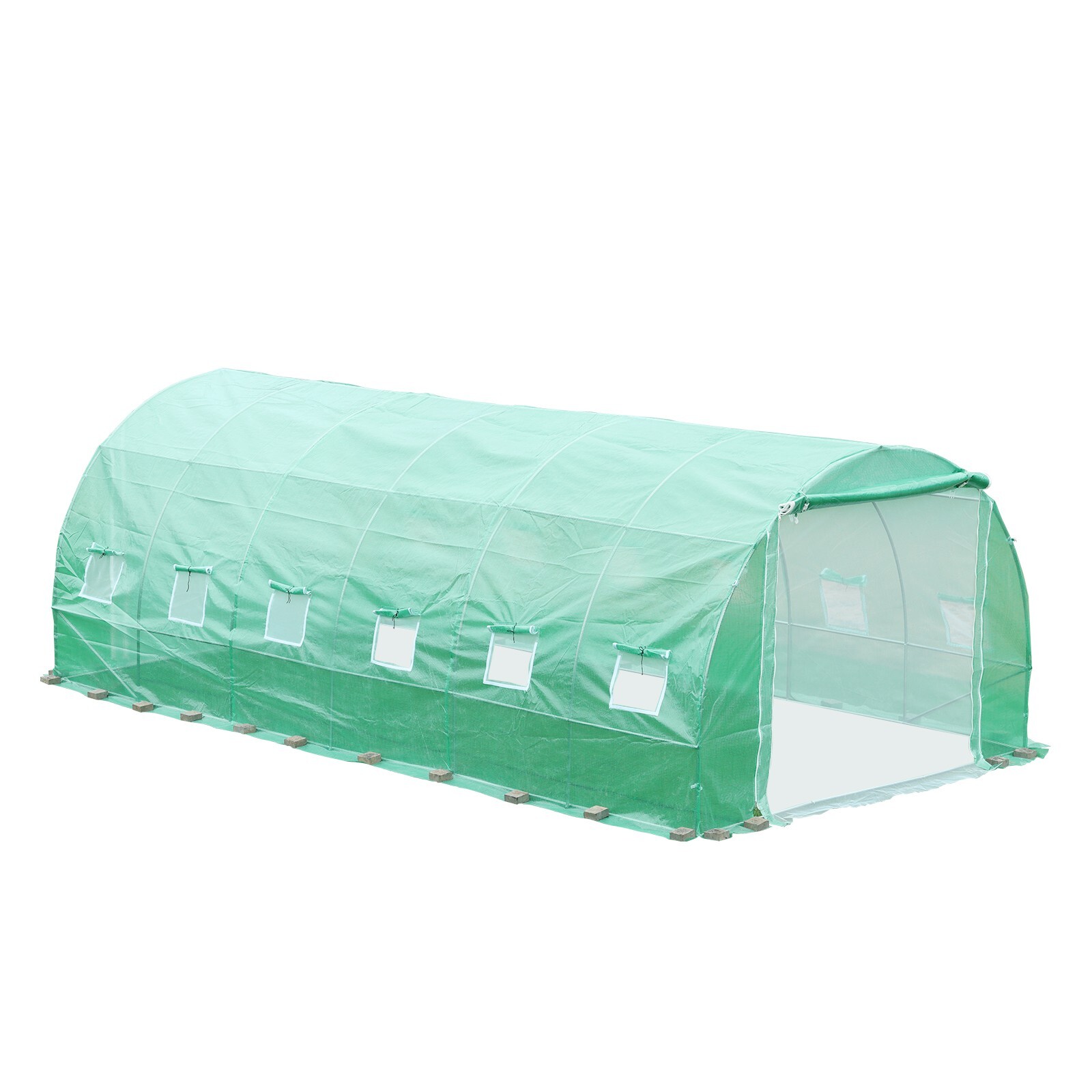 Aoodor 20x10x7FT Greenhouse Replacement Cover Outdoor Walk-in Tunnel(Only Cover) gallery