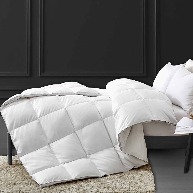 Moisture-wicking Ultimate Cozy Oversized Down Feather Comforter, King or Queen gallery