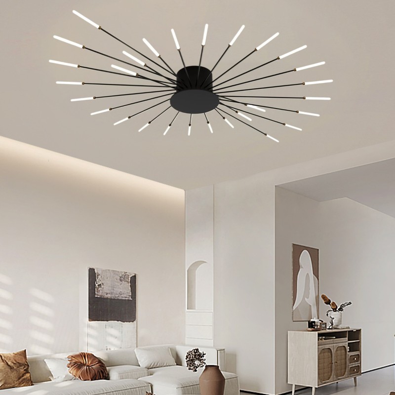 Creative Firework Flush Mount Ceiling Light 28LED Bedroom Home Decor Lamp gallery