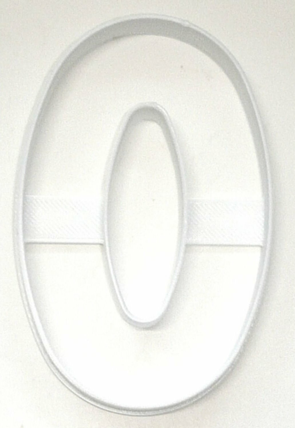 NUMBER ZERO 0 BIRTHDAY ANNIVERSARY LARGE SIZE 4" COOKIE CUTTER USA PR3800 gallery