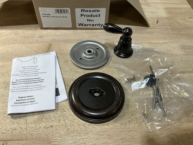 MOEN Brantford M-CORE 1-Handle Trim Kit in Oil Rubbed Bronze, Valve Not Included gallery
