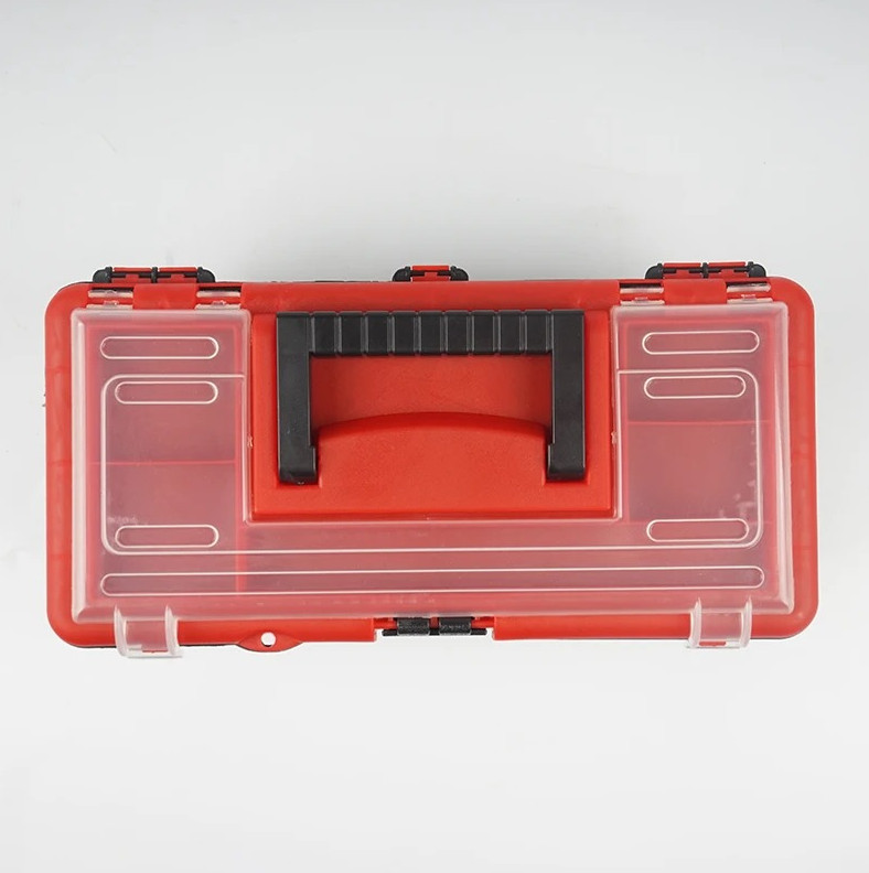 1pc 12 Inch Multifunctional Portable Tool Storage Box Organizer With Handle gallery