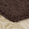 Lavish Home Memory Foam Shag Bath Mat 24X58Chocolate gallery