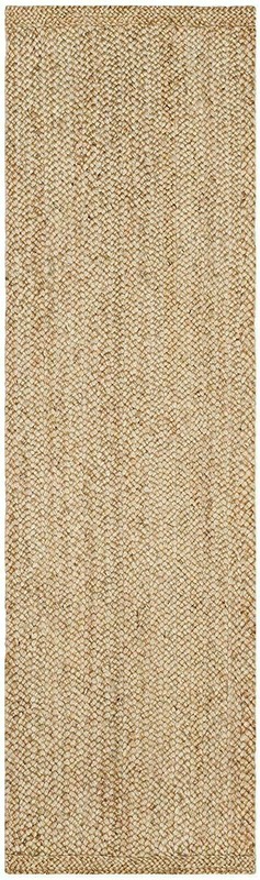 Jute Rug Carpet Runner Natural Rectangle Handmade Rustic Look Braided Stylish gallery