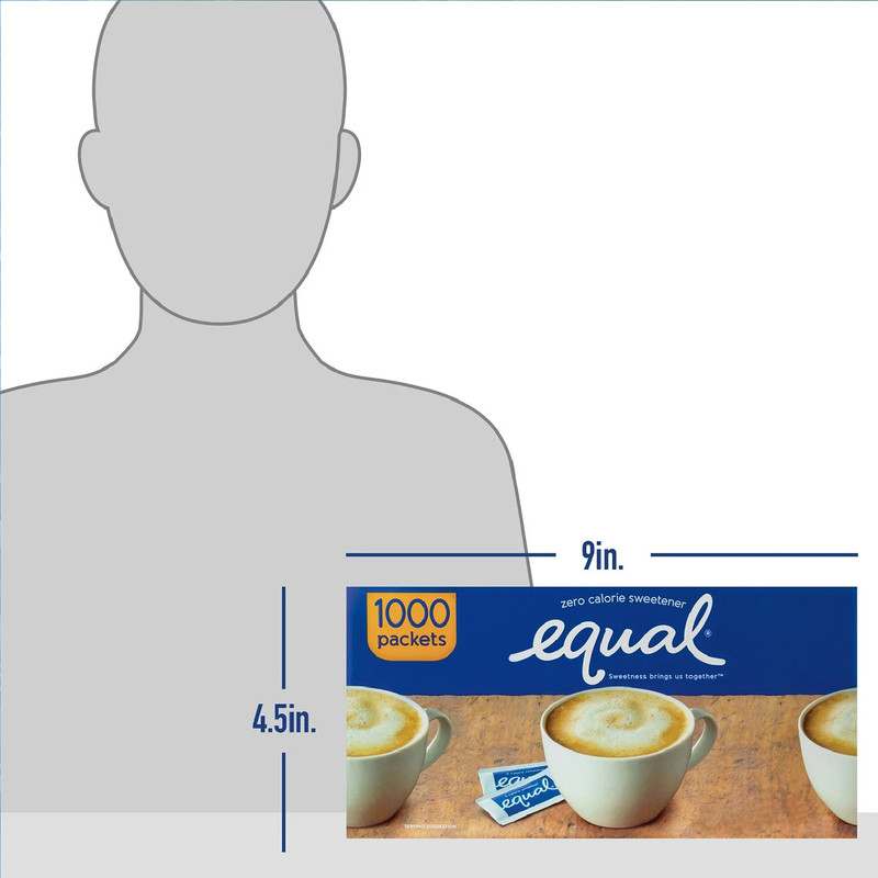 Equal Zero Calorie Sweetener Packets, 1,000 ct. gallery