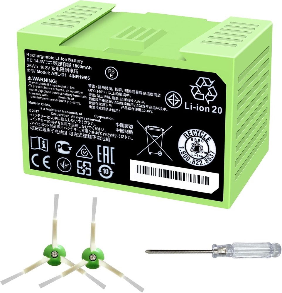 ABL D1 Battery for iRobot Roomba e e5 e6 e5150 e5152 e6198 and i Series i3 3150