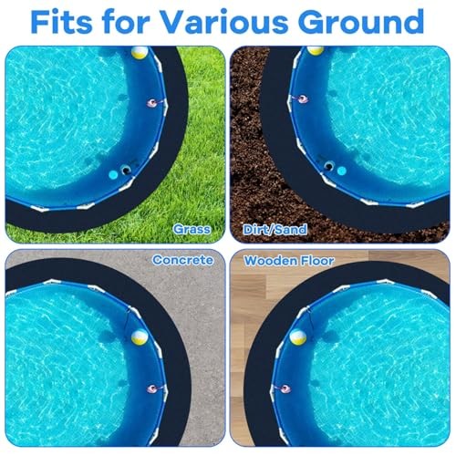 Pool Pad for Above Ground Pools, Round Pool Liner Pad Under Pool Mat for 15 FT gallery