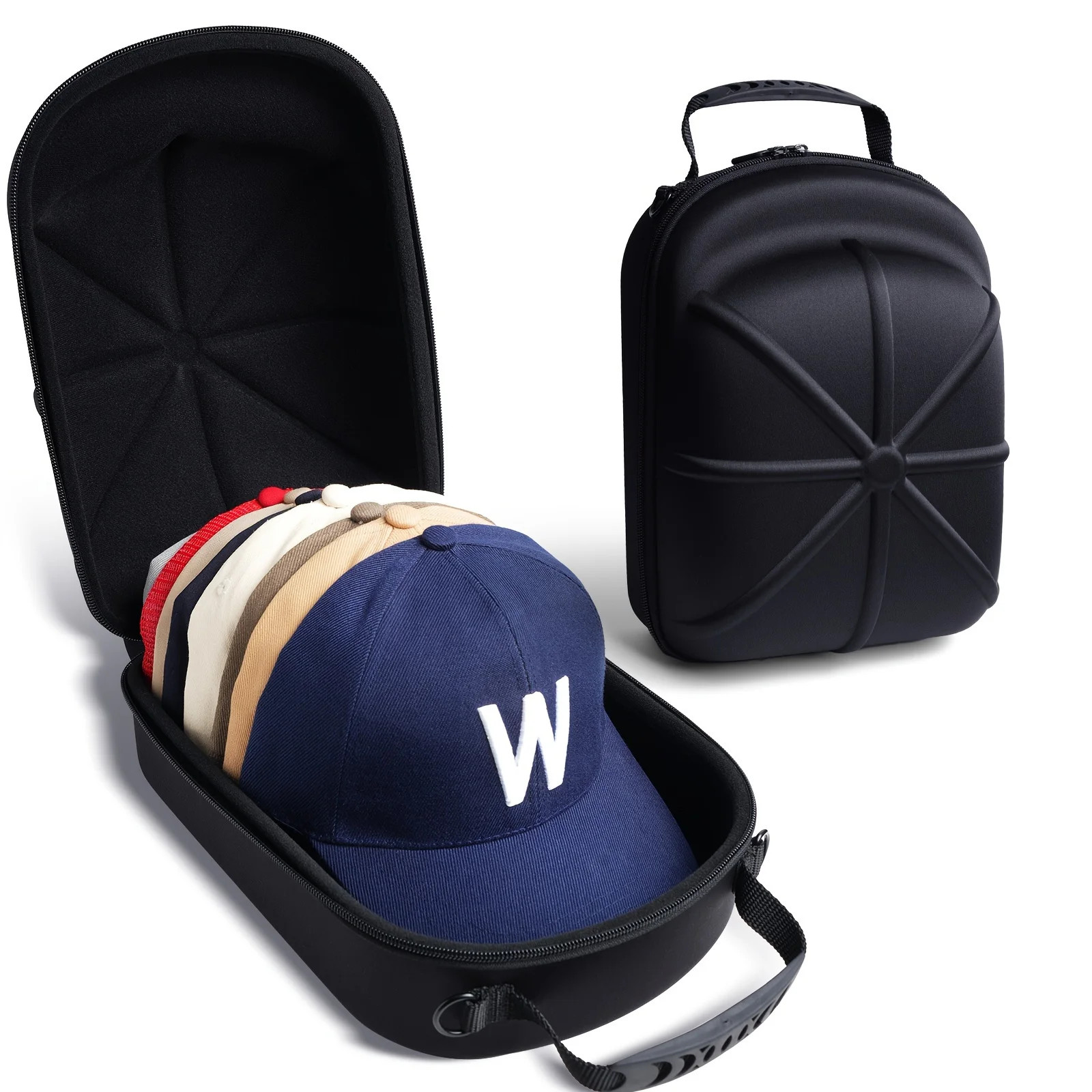 1pc Baseball Hat Travel Bag - EVA Hard Shell Cap Carrier & Organizer gallery