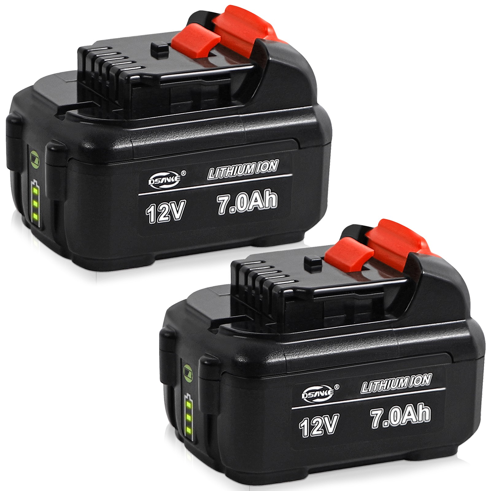 2 Pack 7Ah For DEWALT DCB120 12V 12 Volt MAX Lithium-Ion Battery DCB127-2 DCB122 gallery