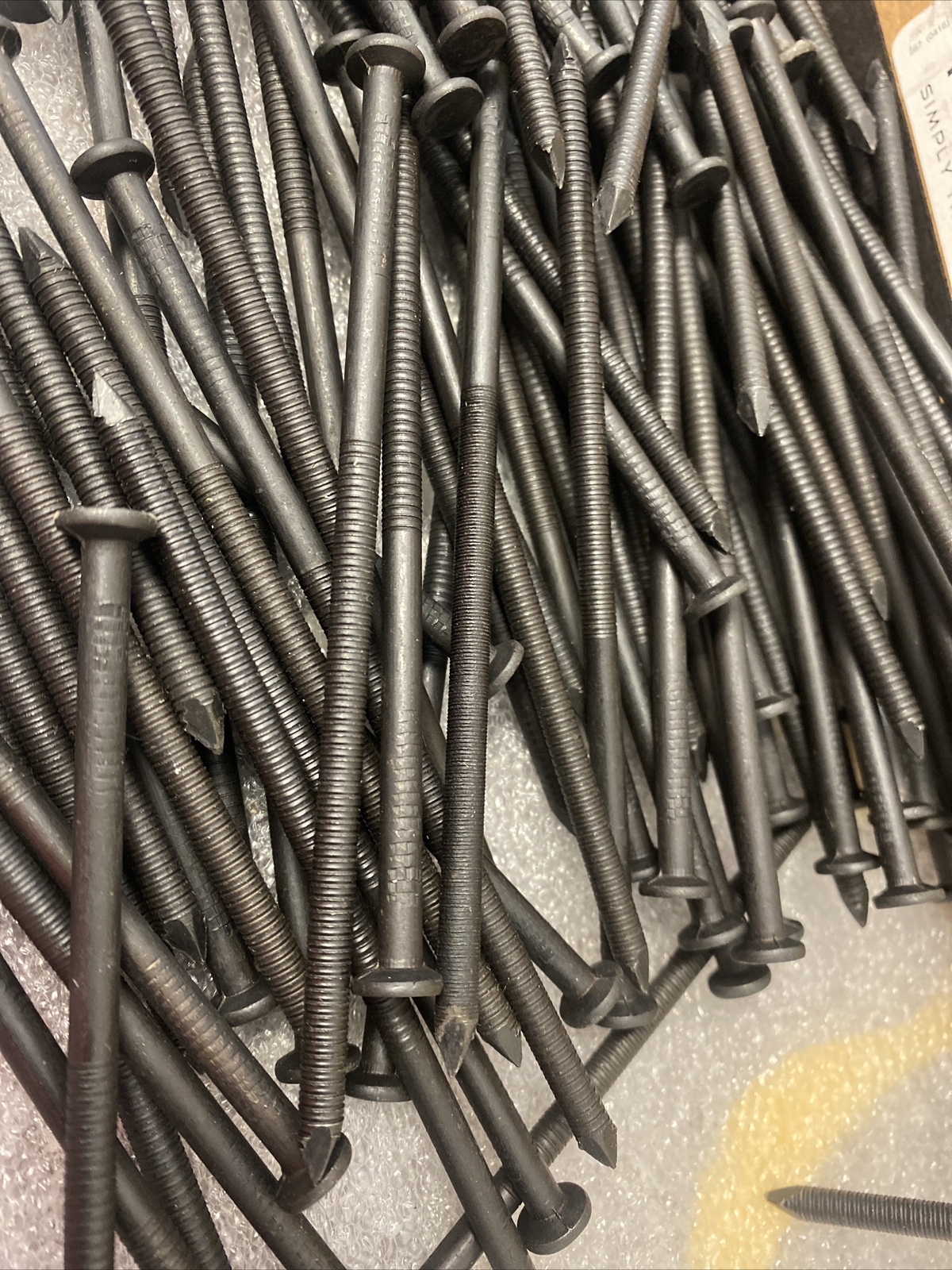 4 POUNDS Pro Fit Ring Shank Pole Barn Nails 5 Inch 40D Heat Treated gallery