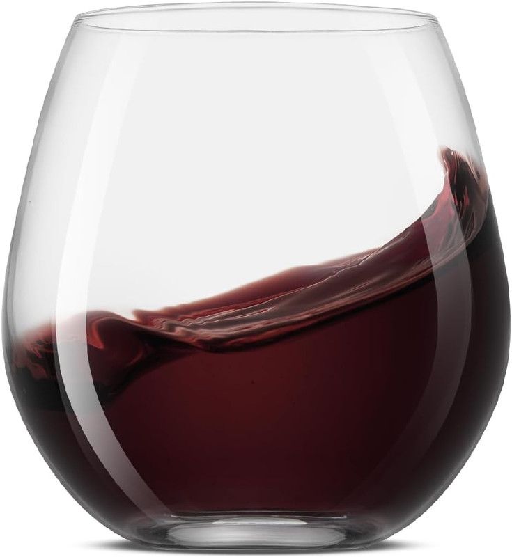 Spirits Stemless Wine Glasses for Red or White Wine (Set of 4)-15-Ounces gallery