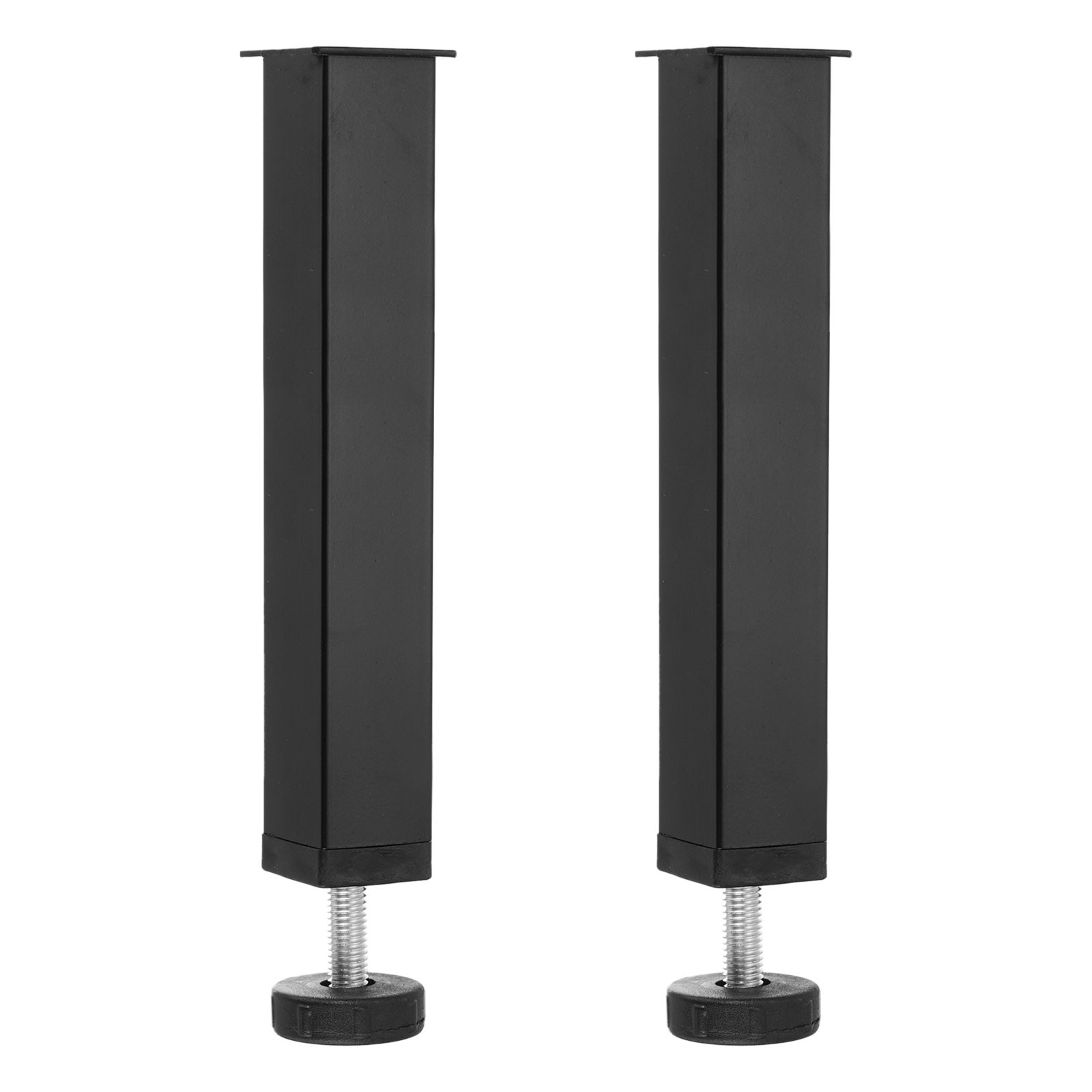 2Pcs Adjustable Height Center Support Leg 8" Bed Support Legs Black gallery