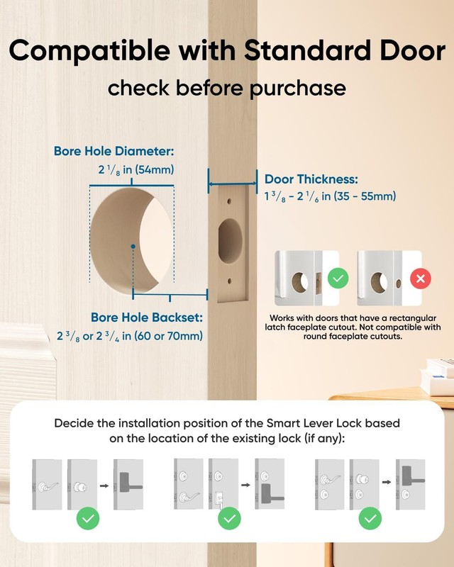 eufy Security Smart Door Lock Touch Fingerprint Keyless Deadbolt w/ Wi-Fi Bridge gallery