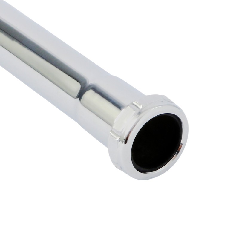 Flexcraft 1-1/4"-6in Slip Joint Extension Tube Tubular Drain Chrome Plated Brass gallery