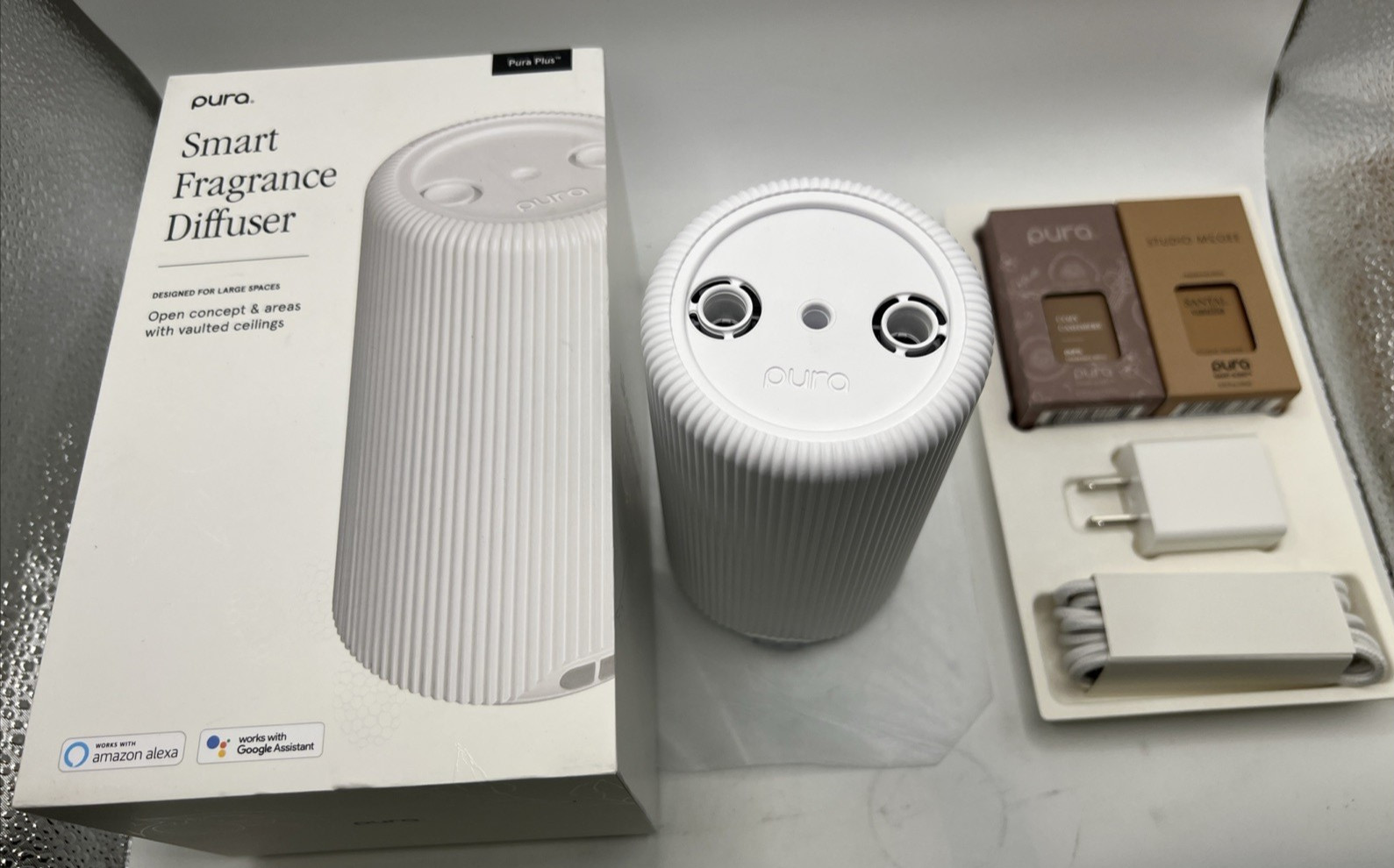 Pure Plus Smart Fragrance Diffuser for Large Spaces White NEW OPEN BOX gallery