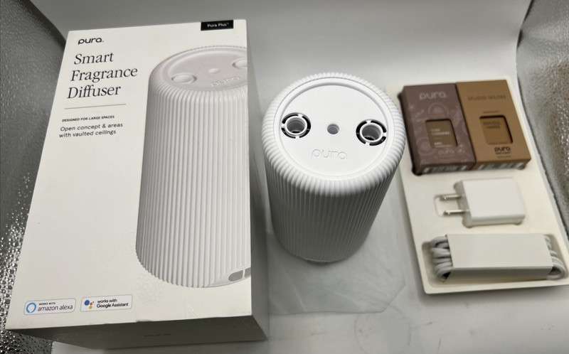 Pure Plus Smart Fragrance Diffuser for Large Spaces White NEW OPEN BOX gallery