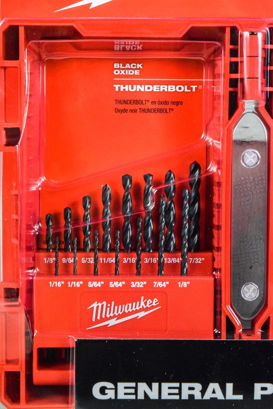 Milwaukee Thunderbolt Black Oxide Drill Bits - 21-Pc. Set, Model# 48-89-2801 gallery