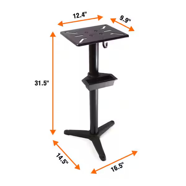 Vise Stand Bench Grinder Heavy-duty Cast Iron Steel Construction Tool Pedestal gallery