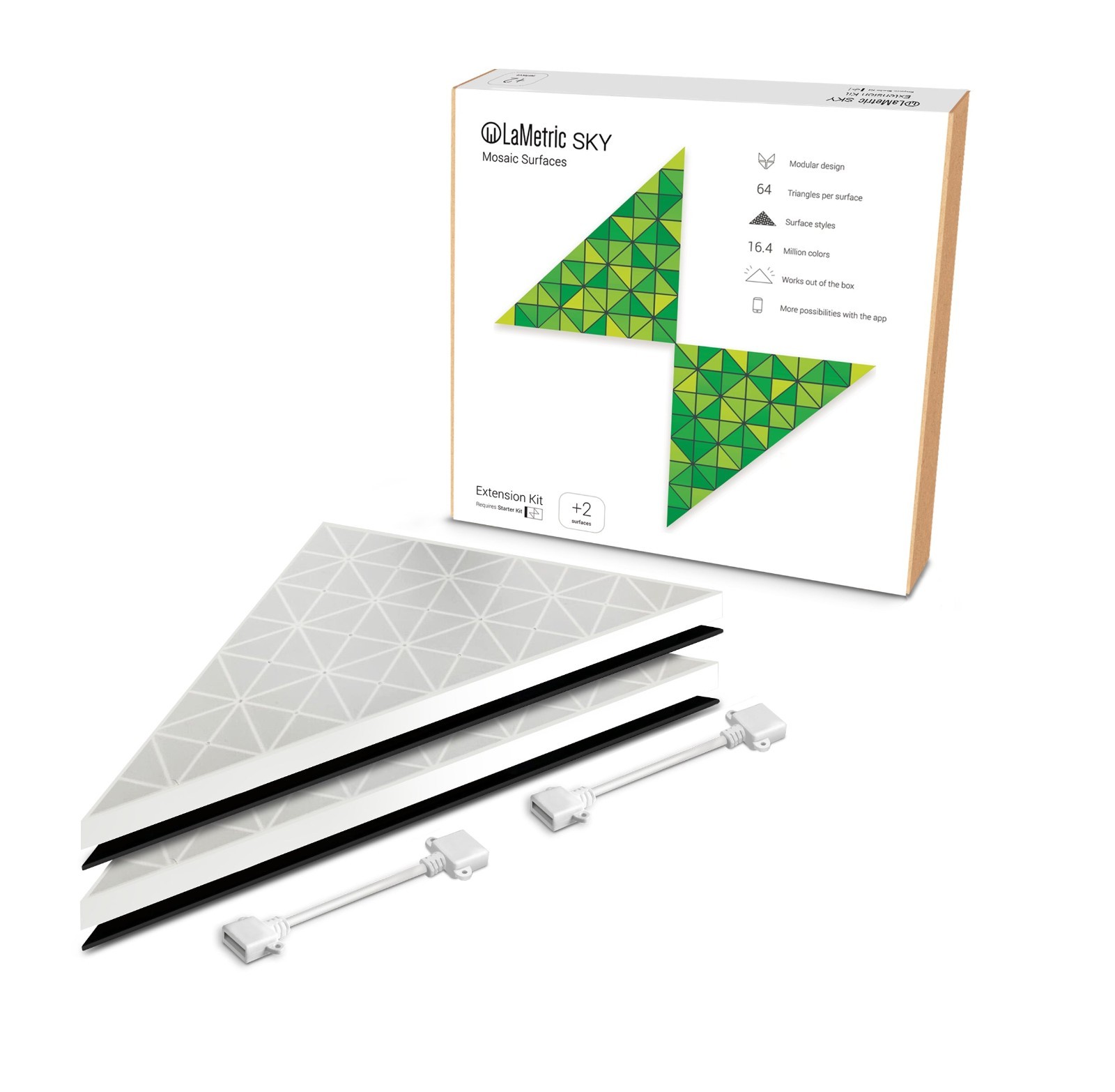 LaMetric SKY Modular Mosaic Surfaces LED Lighting Kit Color Changing App Control gallery
