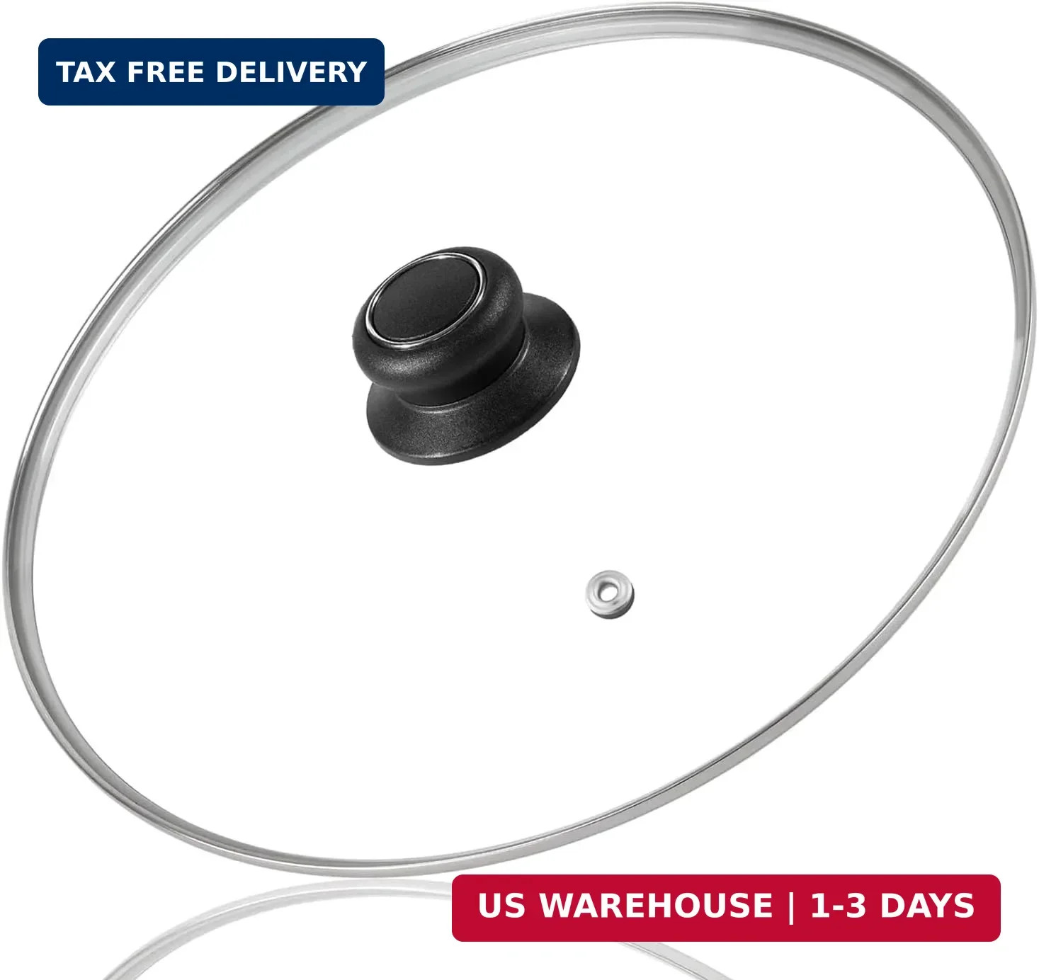 10 Inch Tempered Glass Lid Compatible with Lodge Skillets, Caraway Frying Pan, O gallery