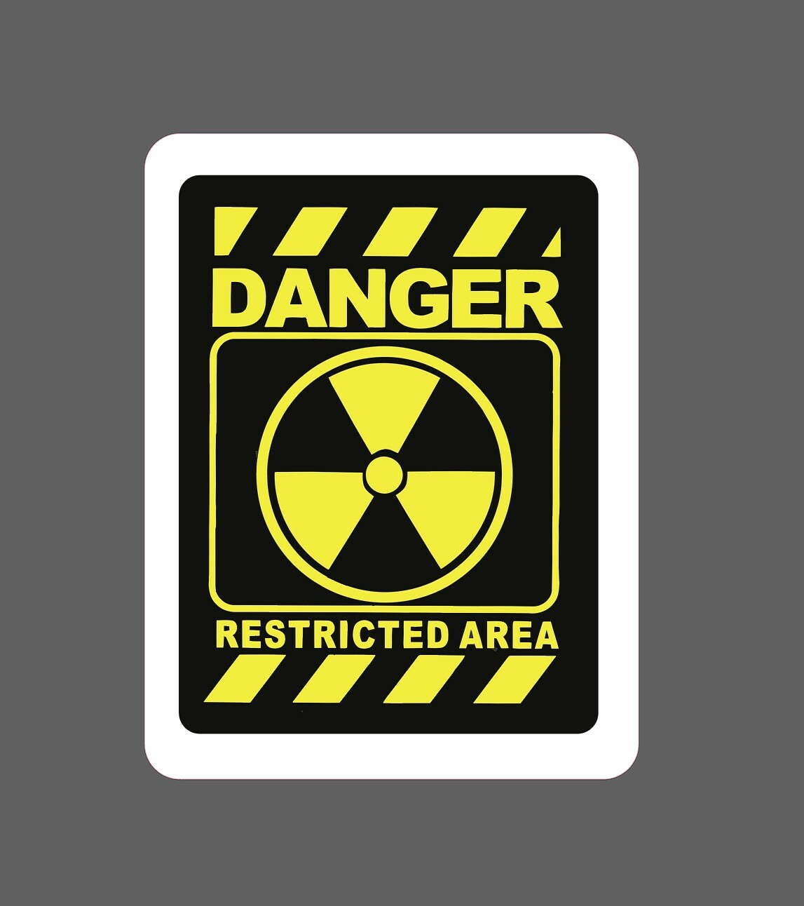 Danger Restricted Area Sticker Waterproof - Buy Any 4 For $1.75 Each Storewide! gallery