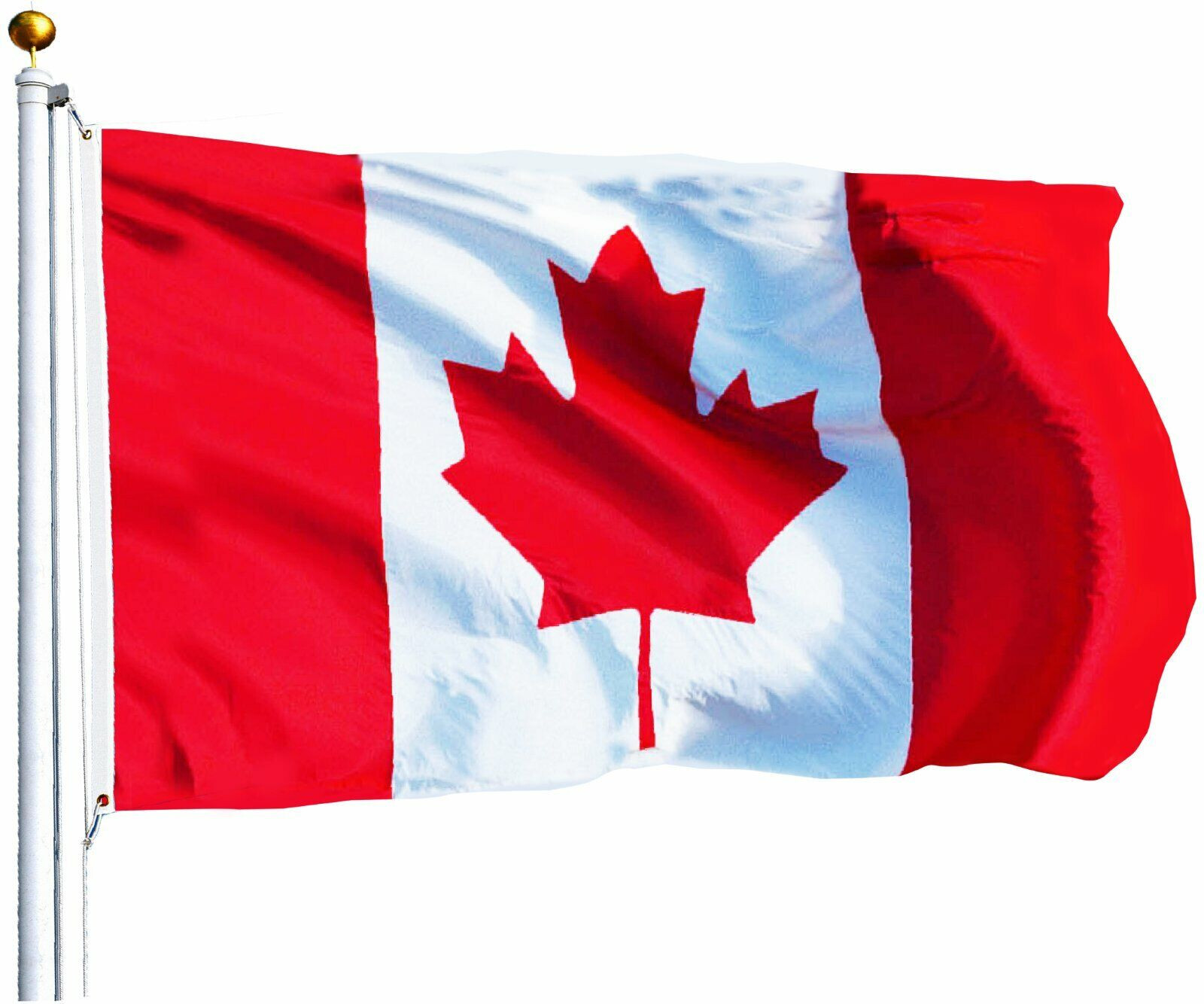 Canadian Flag 3 x 5 ft Polyester Canada Maple Leaf Banner Indoor Outdoor Grommet gallery