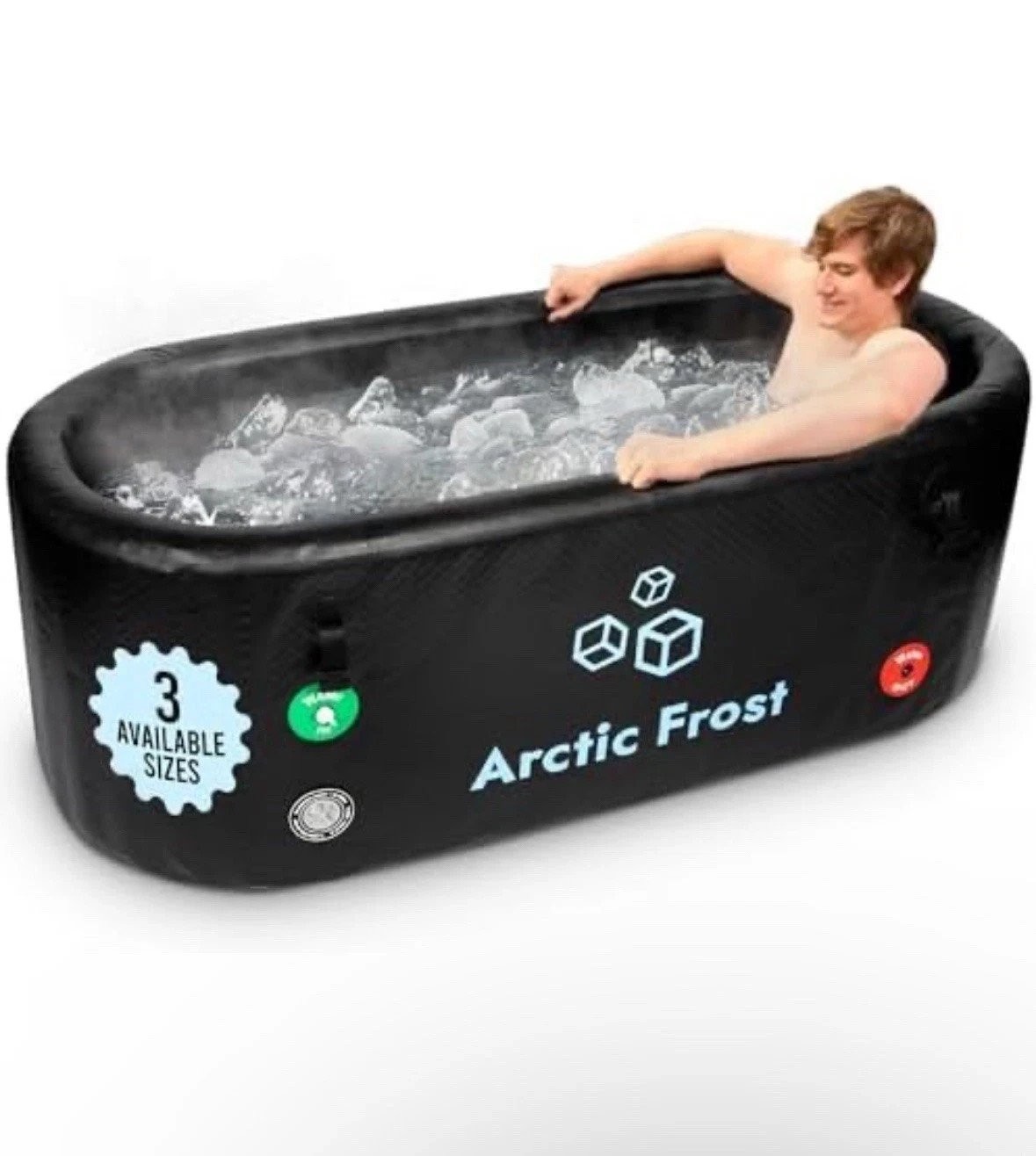 New Large Arctic Frost Portable Ice Bath Cold Plunge Tub with Cover gallery
