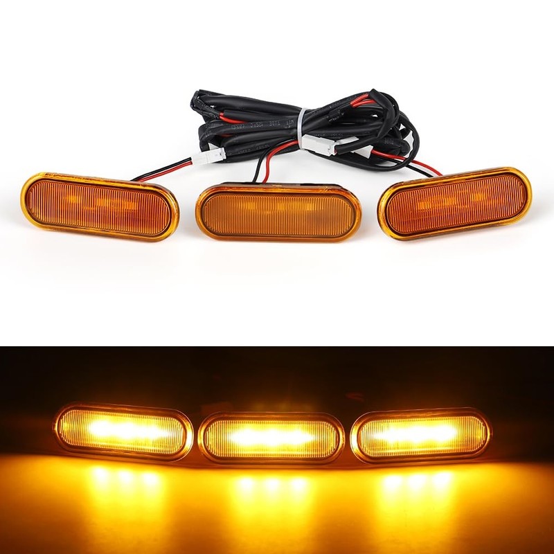 Atubeix LED Grill Lights for Ford Bronco 2021 2022 2023 2024 2025 Amber gallery