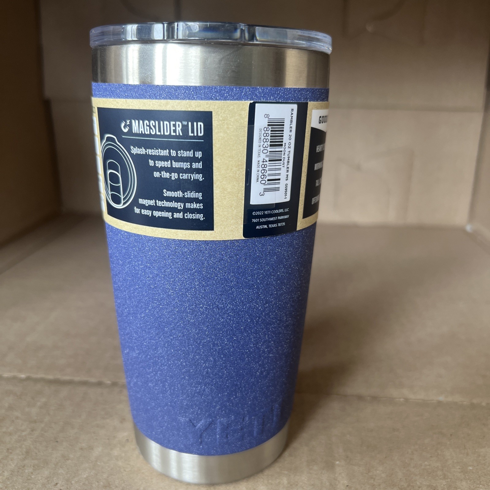 YETI Rambler 20 oz Cup with MagSlider Lid - Moon Dust New gallery