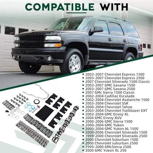 Stage 2 Camshaft Kit Compatible with 1997-2007 GM Chevy GMC LS Engines 5.3L gallery