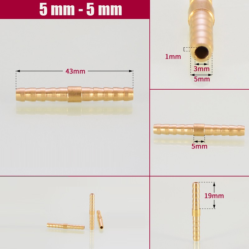 Multiple Types Brass Straight/L/T/Y/Cross-Shaped Hose Splitter Connector Adapter gallery