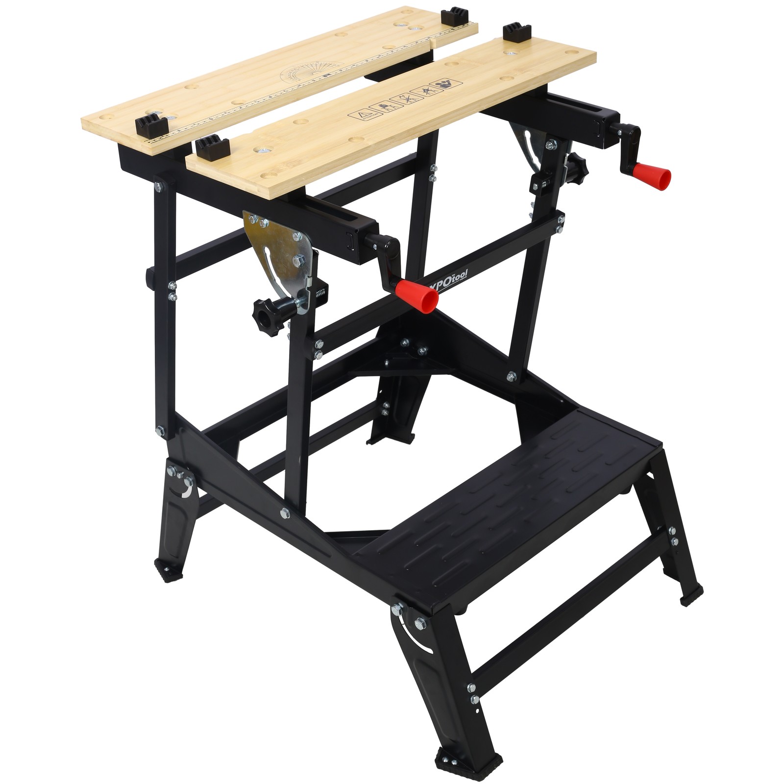 Multifunctional Workbench, Portable Foldable, Holds 550 lbs, Adjustable Jaws gallery