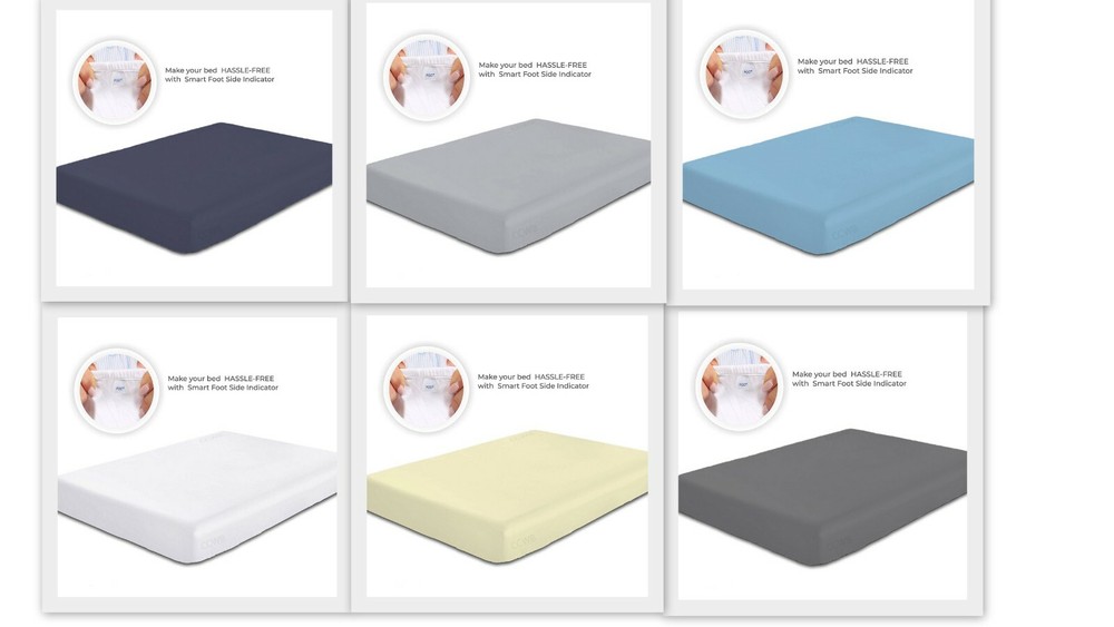 1 PC Fitted Sheet Extra Deep Pocket 100% Egyptian Cotton Solid 800 Thread Count