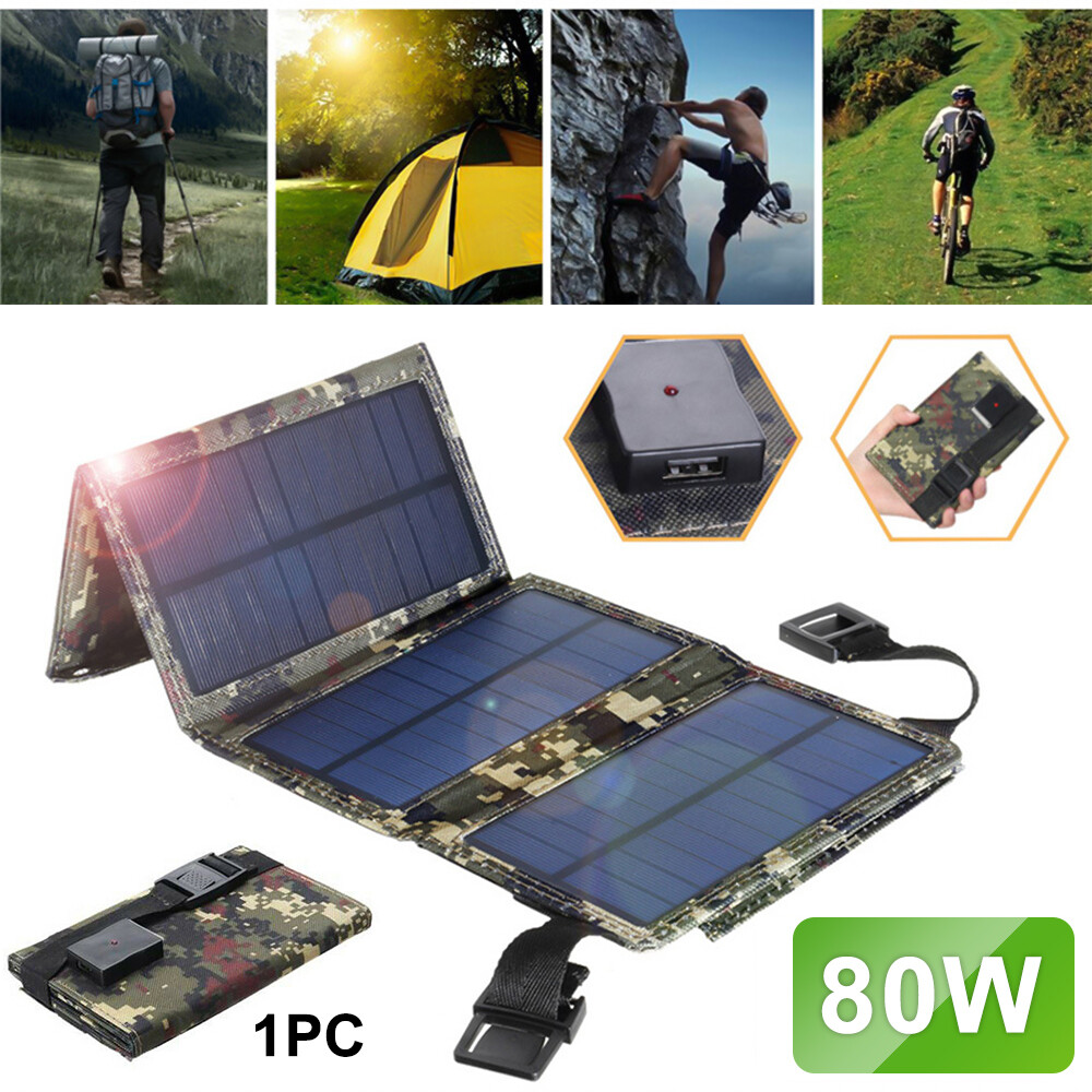 Portable Solar Panel Charger - Fast Charging for Camping, Hiking & Travel gallery