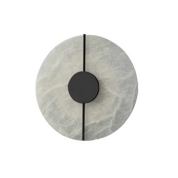 12W SMD 2835 LED Bedside Wall Light Circle Marble Stone Hallway Lamp Fixture gallery