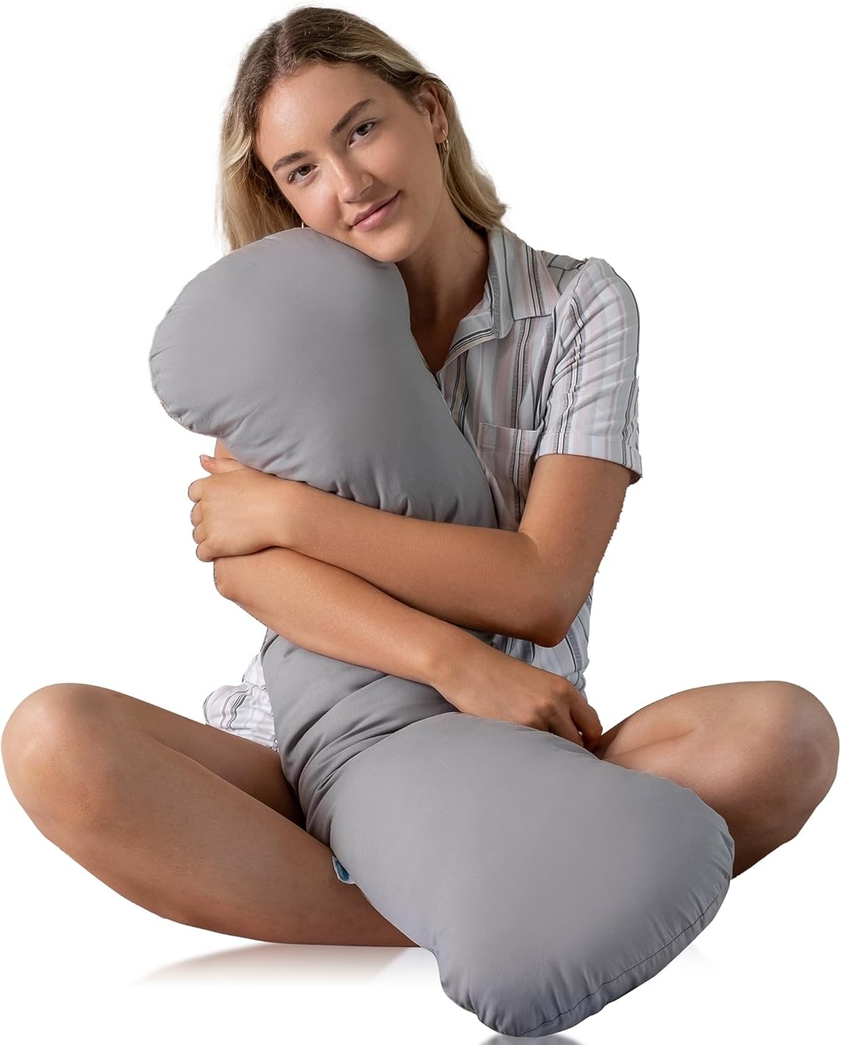 Weighted Pillow 6.5 lbs - Deep Sleep Weighted Pillow (41 inches x 10 inches) gallery