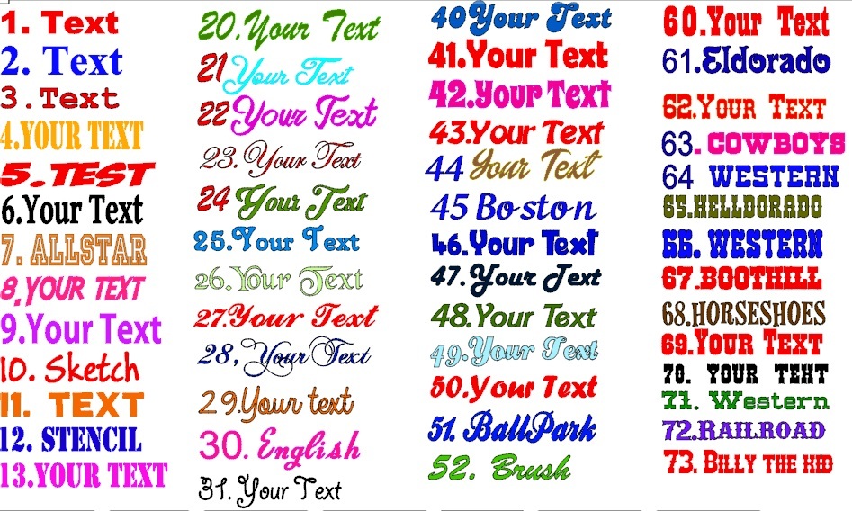 1" CUSTOM VINYL LETTERING - Personalized up to 20 char gallery