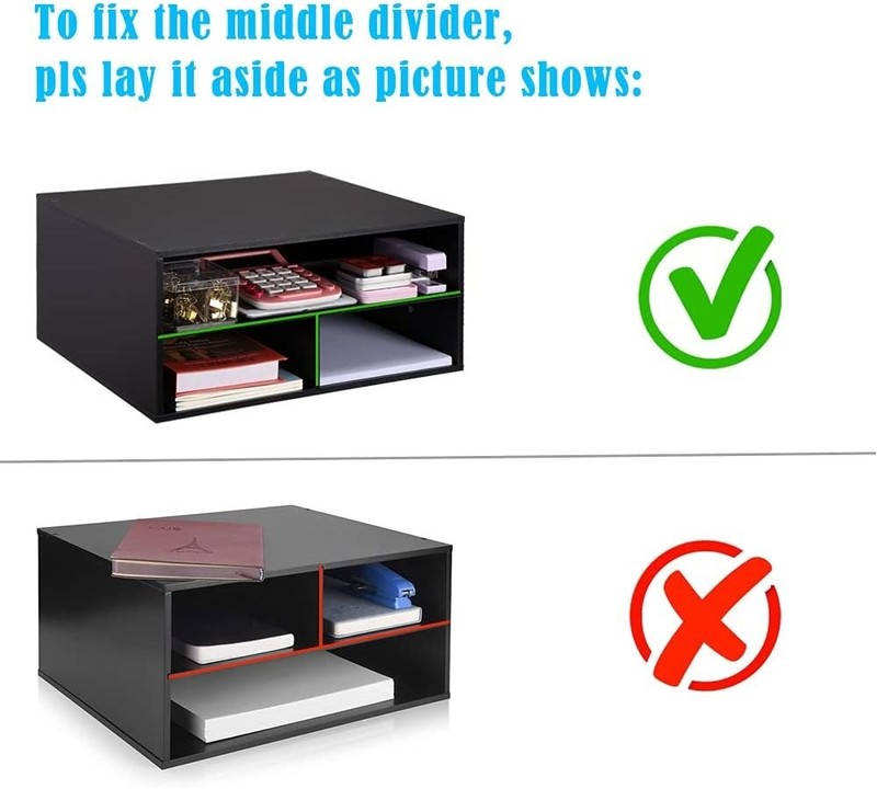 Printer Stand for Desk - 2 Tier Desktop Printer Stand with Paper Storage, Pri... gallery