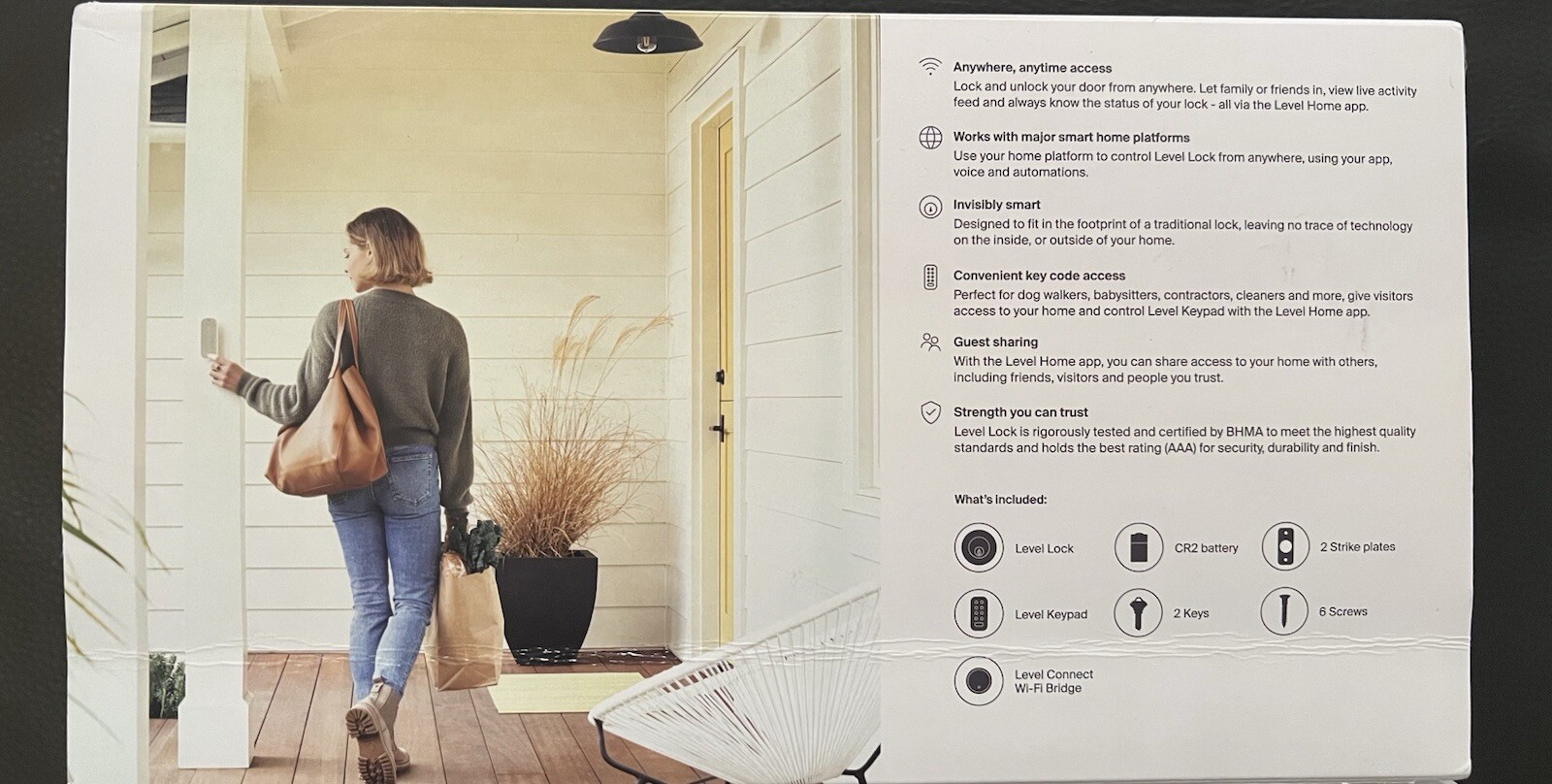 level bolt connect wifi smart deadbolt lock Key Pad gallery