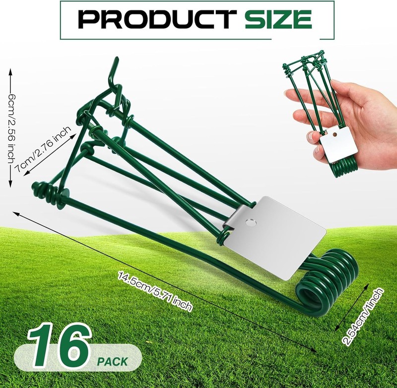 16 Pcs Outdoor Gopher Traps - Easy Set, Pet-Safe Weather Resistant Solution gallery
